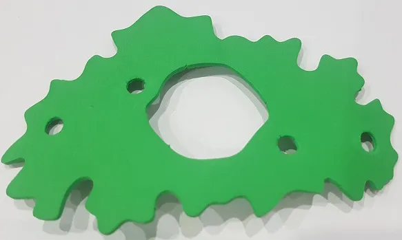 Foam Scala Bush 15 x 9 with Cutout and 4 Holes