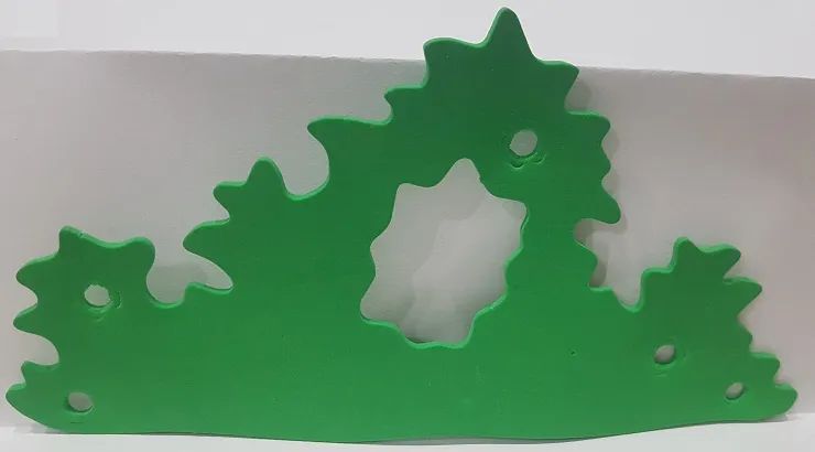 Foam Scala Bush 23 x 12 with Cutout and 5 Holes