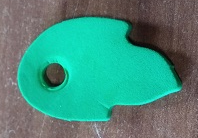 Foam Scala Decoration for Hair Clip with Hole