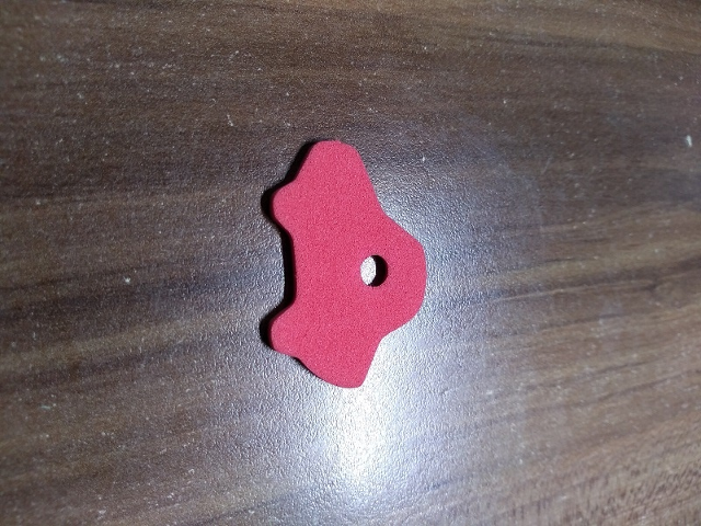 Foam Scala Toy Car 5 x 3 with Hole #3152