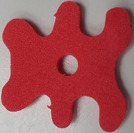 Foam Scala Teddy Bear with Hole