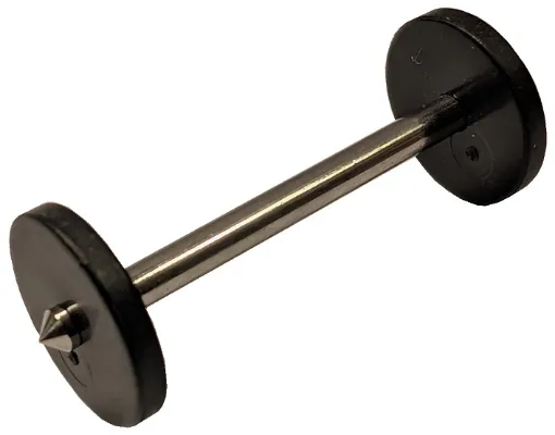 Monorail Wheel Pair on Silver Axle