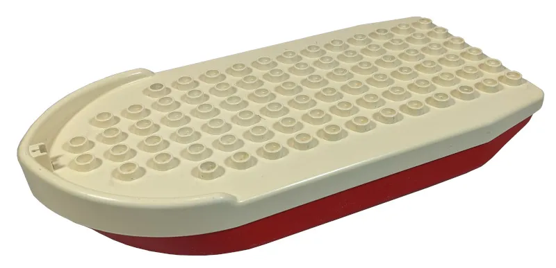 Duplo Boat Hull Unitary 8 x 16 Floating with White Top (bb1246 / 2202)