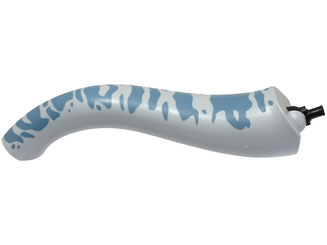 Dinosaur Neck Brachiosaurus / Titanosaurus with Black Rotation Joint Socket and Black Rotation Joint Pin with Sand Blue Stripes Pattern