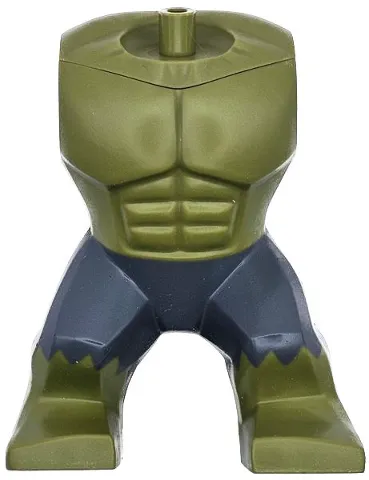 Body Giant, Hulk with Dark Bluish Gray Pants with Frayed Edges Pattern
