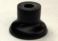 Minifigure, Utensil Suction Cup with Hole  - Flexible Rubber
