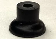 Minifigure, Utensil Suction Cup with Hole  - Flexible Rubber