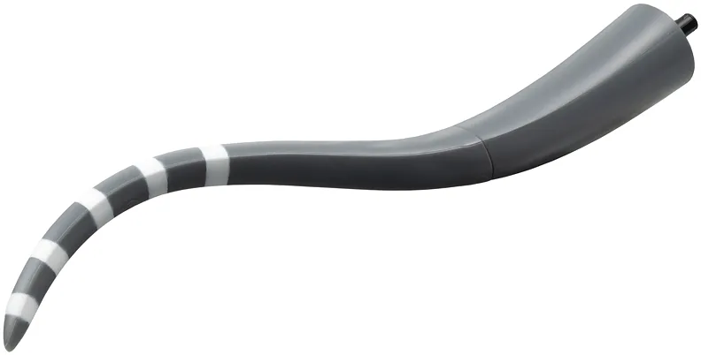 Dinosaur Tail Titanosaurus with Black Rotation Joint Pin and Flexible Rubber Extension with 5 White Stripes Pattern