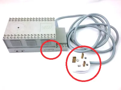 Electric, Train 12V Transformer for 230V - Type 3 with Output Cover Plug (UK)
