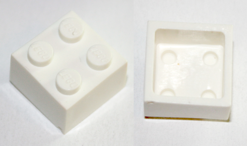 Brick 2 x 2 without Bottom Tubes