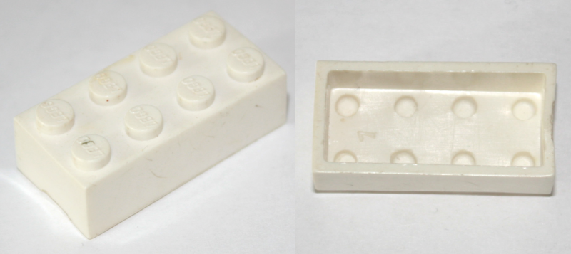 Brick 2 x 4 without Bottom Tubes