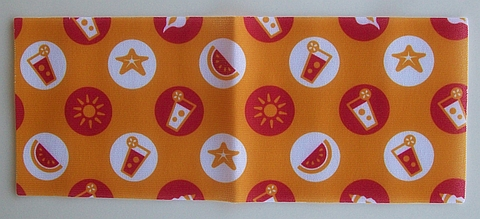 Duplo, Cloth Blanket 8 x 20 cm with Orange and Red Picnic Pattern