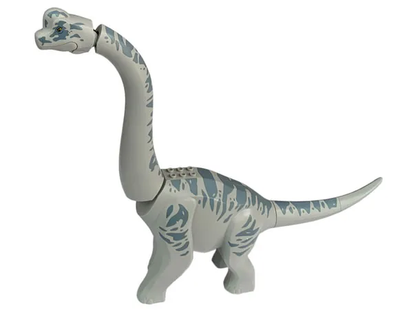 Dinosaur Brachiosaurus with Sand Blue Stripes