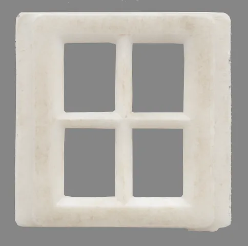 Window 4 Pane for Slotted Bricks