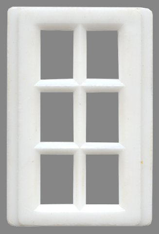 Window 6 Pane for Slotted Bricks