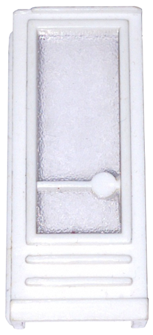 Door 1 x 2 x 4, with Glass for Slotted Bricks