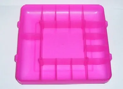 Clikits Container, Square Box with 25 Holes - Bottom