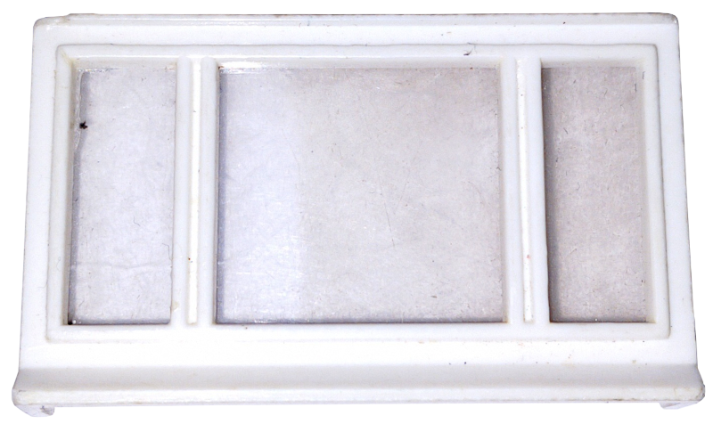 Window 1 x 6 x 3 3-Pane, with Glass for Slotted Bricks