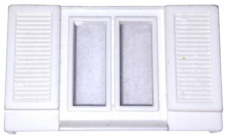 Window 1 x 6 x 3 Shuttered, with Glass for Slotted Bricks