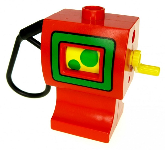Duplo Gas / Fuel Pump with Green Frame Pattern