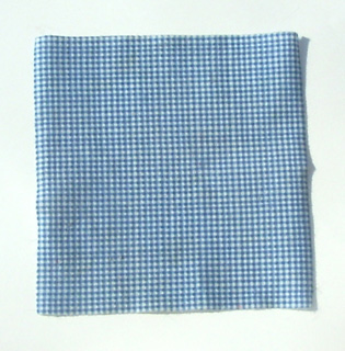 Duplo, Cloth 9 x 9 with Blue and White Checkered Pattern (3605)