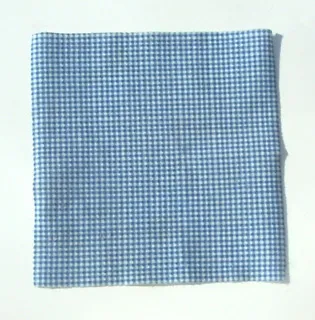 Duplo, Cloth 9 x 9 with Blue and White Checkered Pattern (3605)