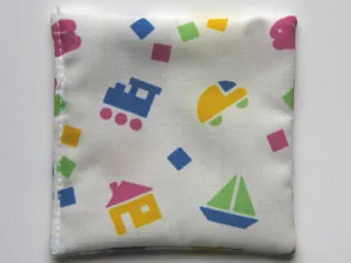 Duplo, Cloth 4 x 4, Baby Blanket with Toys Pattern