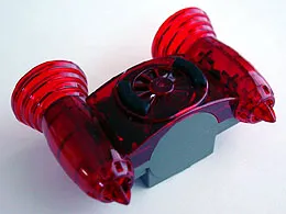 Duplo, Toolo Racer Engine Light & Sound Unit with Trans-Red Rockets