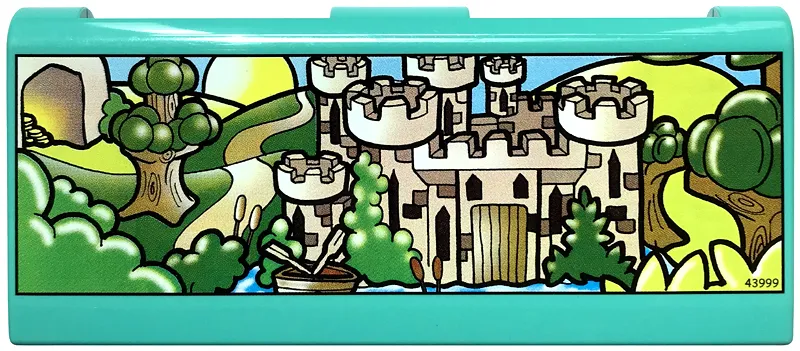 Story Builder Crazy Castle Card Storage Unit and Memory Card with Castle Pattern