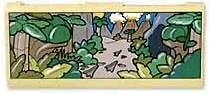 Story Builder Meet the Dinosaurs Card Storage Unit and Memory Card with Jungle and Road Pattern