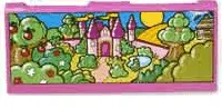 Story Builder Pink Palace Card Storage Unit and Memory Card with Castle and Scenery Pattern