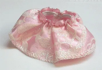 Duplo Wear Cloth Skirt with White Butterflies Pattern