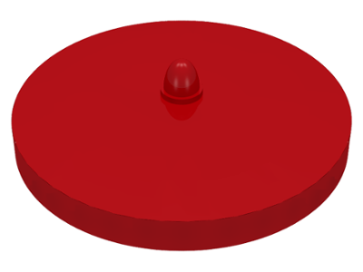 Fabuland Trash Can Lid 5 x 5