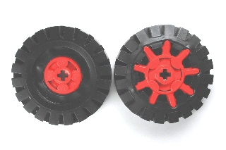 Technic, Gear Expert Builder 9 Tooth with Black Tire 17 x 43 (g9/3634b)