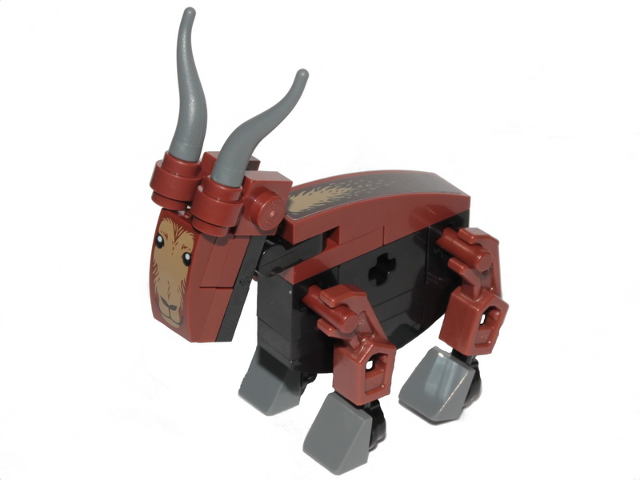 Thor's Goat (Black and Reddish Brown, Tanngnjóstr) - Brick Built