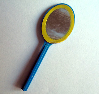 Homemaker Utensil Hand Mirror Pattern (Sticker) - Set 296