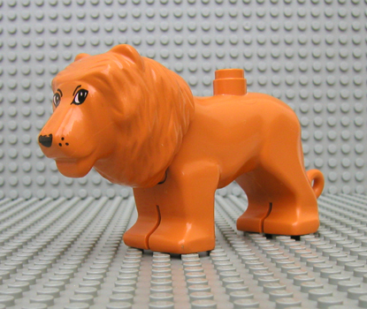 Duplo Lion Adult Male with Movable Head