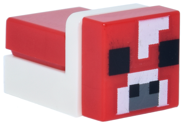 Minecraft Cow, Mooshroom, Micromob - Brick Built