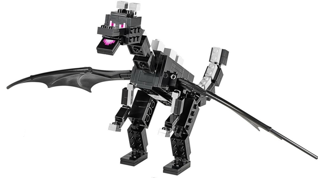 Minecraft Ender Dragon, Redesigned Version - Brick Built