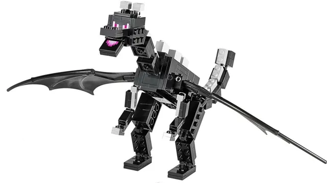 Minecraft Ender Dragon, Redesigned Version - Brick Built