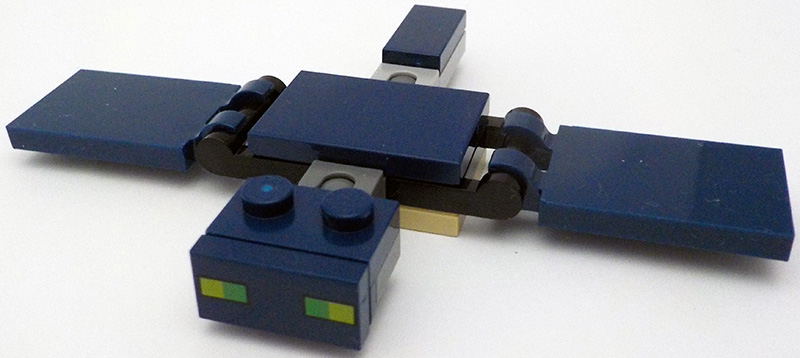 Minecraft Phantom (Tan Inverted 1 x 3 Tiles Base) - Brick Built