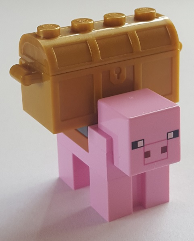 Minecraft Pig, Piggy Bank - Brick Built