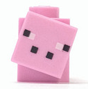 Minecraft Pig, Micromob (1 x 1 Modified Brick) - Brick Built