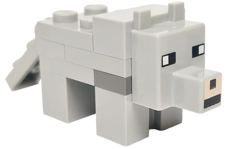 Minecraft Wolf - Brick Built