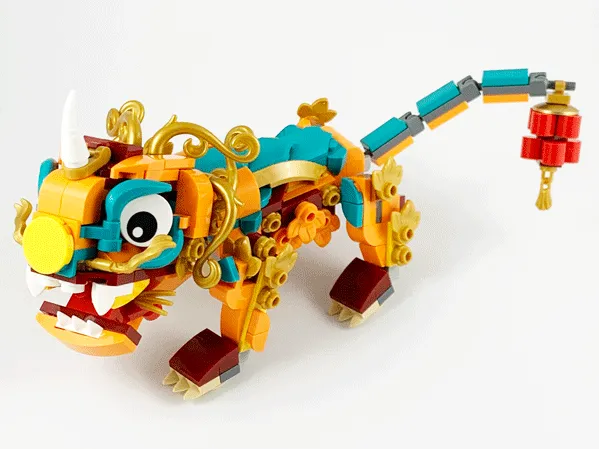 Lion, Ceremonial (Nian) - Brick Built