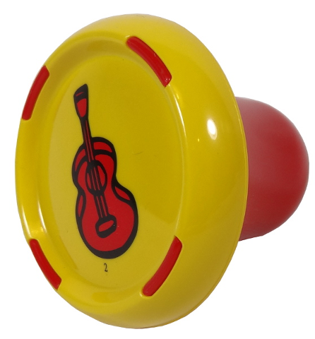 Music Builder Sound Plug with Brown Guitar pattern