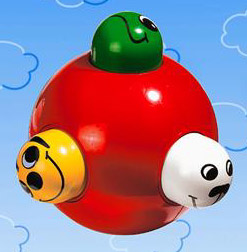 Primo Rattle Ball with Six Knobs