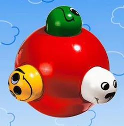 Primo Rattle Ball with Six Knobs