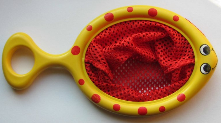 Primo Net Fish with Spots and Smile Pattern