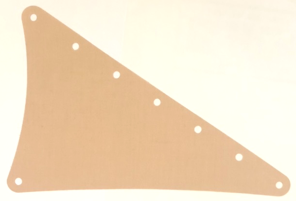 Cloth Sail Triangular 15 x 22 with 8 Holes